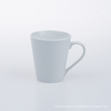 310 ml V Forma Mug Funnel SUBLIMACIÓN Tazas de viaje en blanco Blanco Sublimación Taza